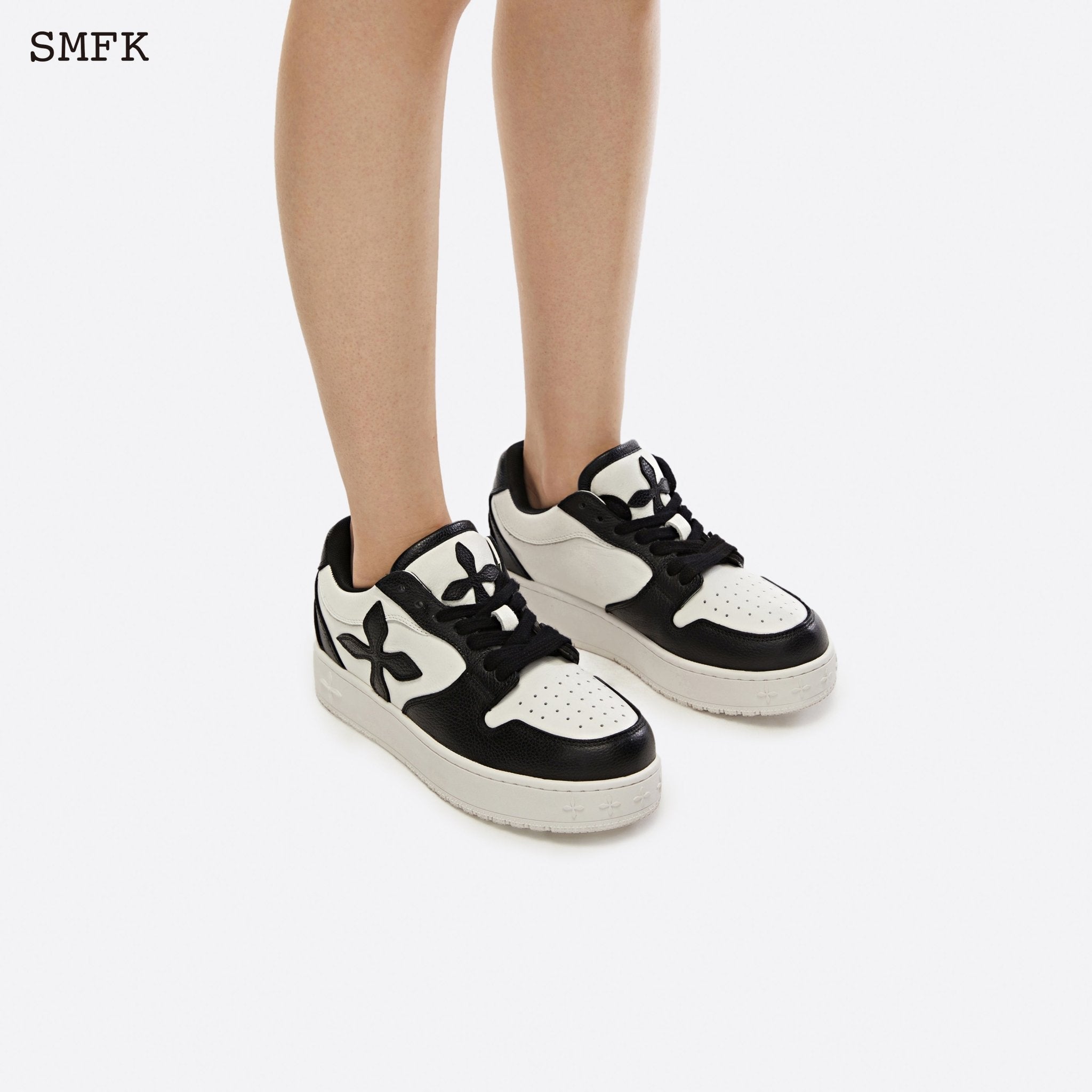 SMFK Compass Skater White Lychee Skate Shoes | MADA IN CHINA