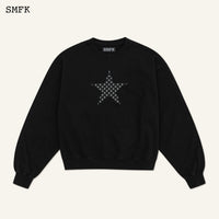 SMFK Compass Star Garden Classic Sports Black Sweatshirt | MADA IN CHINA
