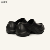 SMFK Compass Wave High-Heel Bumper Sandal In Black | MADA IN CHINA