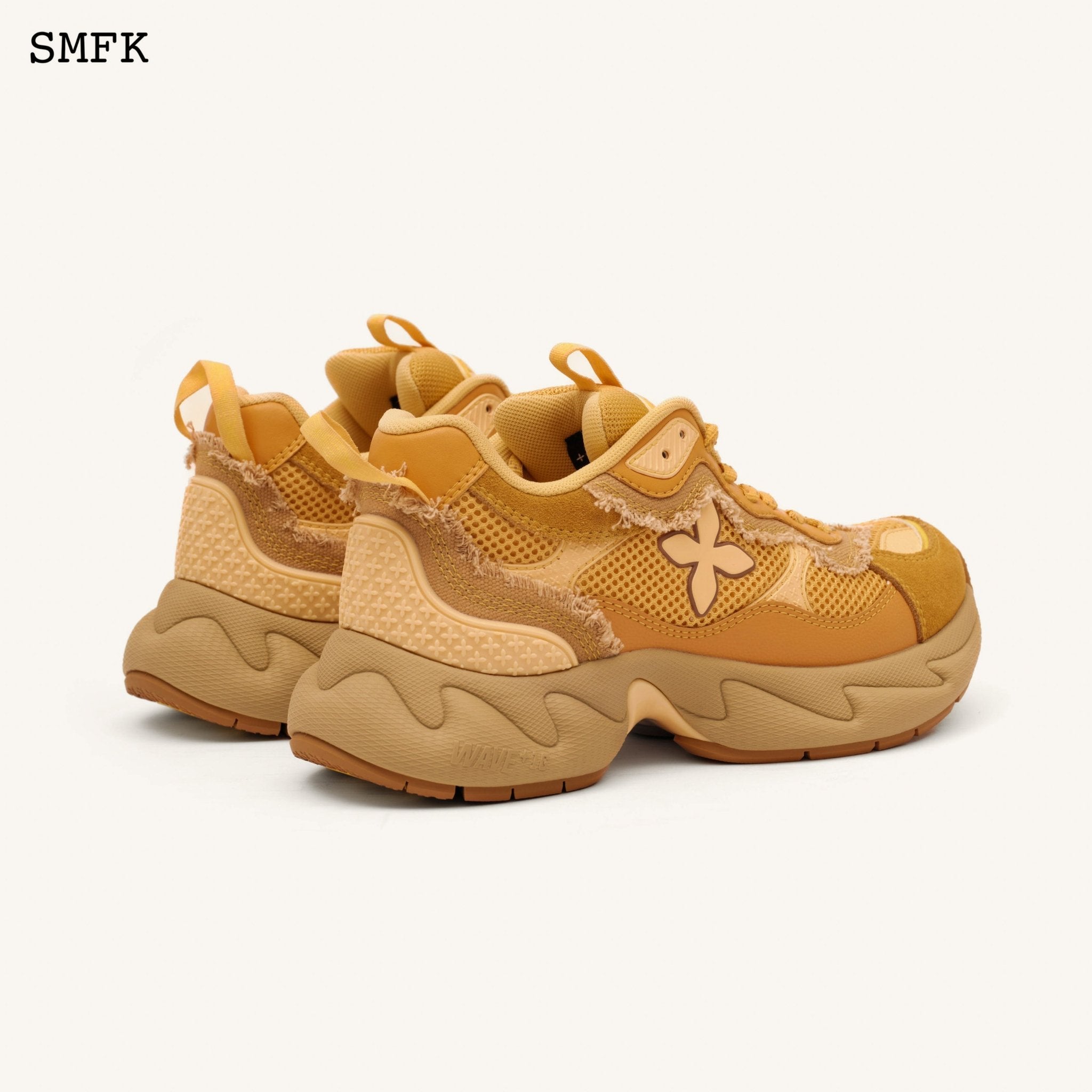 SMFK Compass Wave Retro Jogging Shoes In Brown | MADA IN CHINA