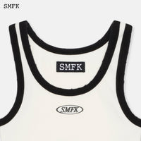 SMFK Compass White And Black Sport Vest | MADA IN CHINA