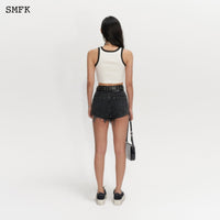 SMFK Compass White And Black Sport Vest | MADA IN CHINA