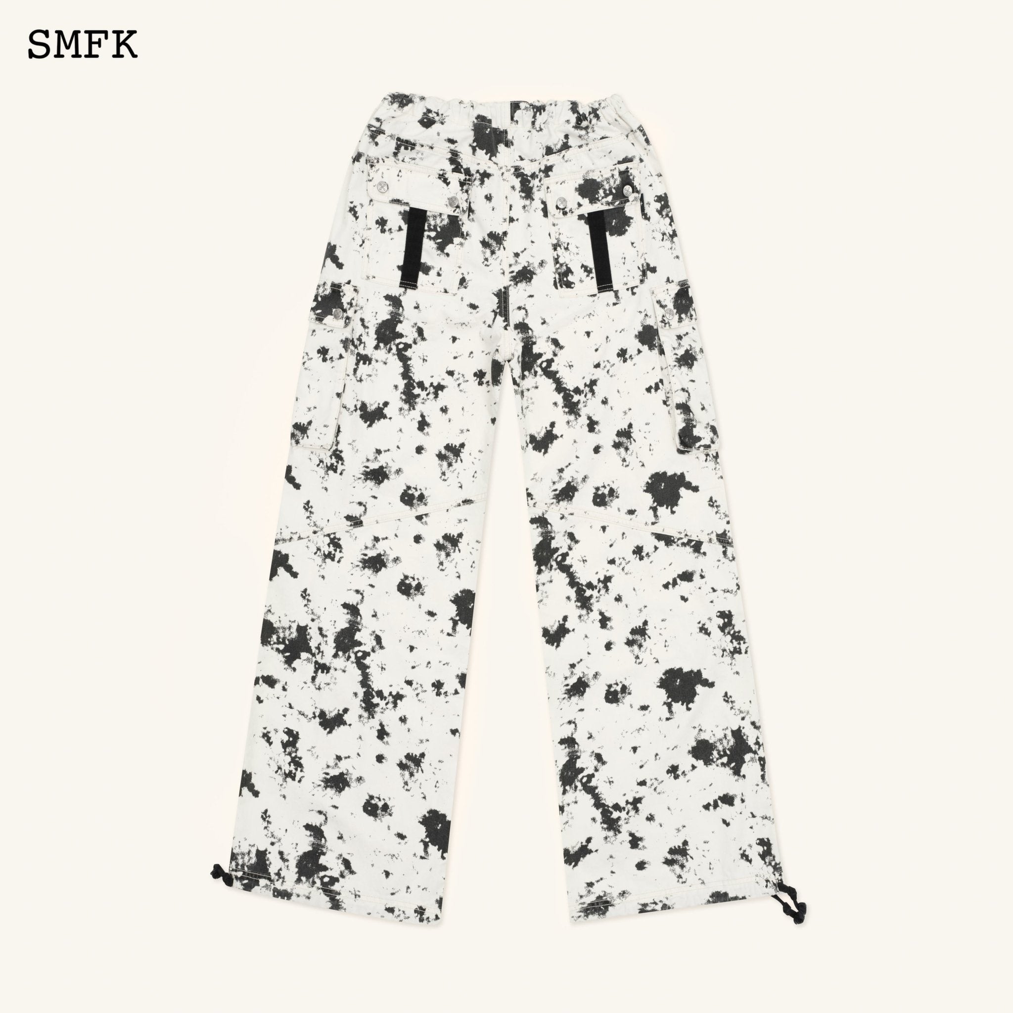 SMFK Compass White Camouflage Retro Paratrooper Pants | MADA IN CHINA