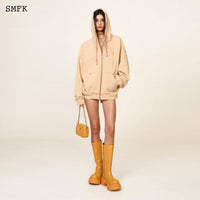 SMFK Compass Wild Medium Riding Boots In Ginger | MADA IN CHINA