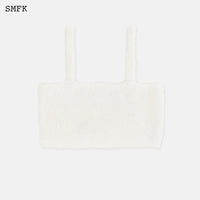 SMFK Compass Wool Camisole White | MADA IN CHINA