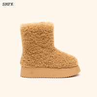 SMFK Compass Woolly Wheat Fluffy Boots | MADA IN CHINA