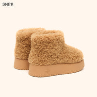 SMFK Compass Woolly Wheat Fluffy Short Boots | MADA IN CHINA