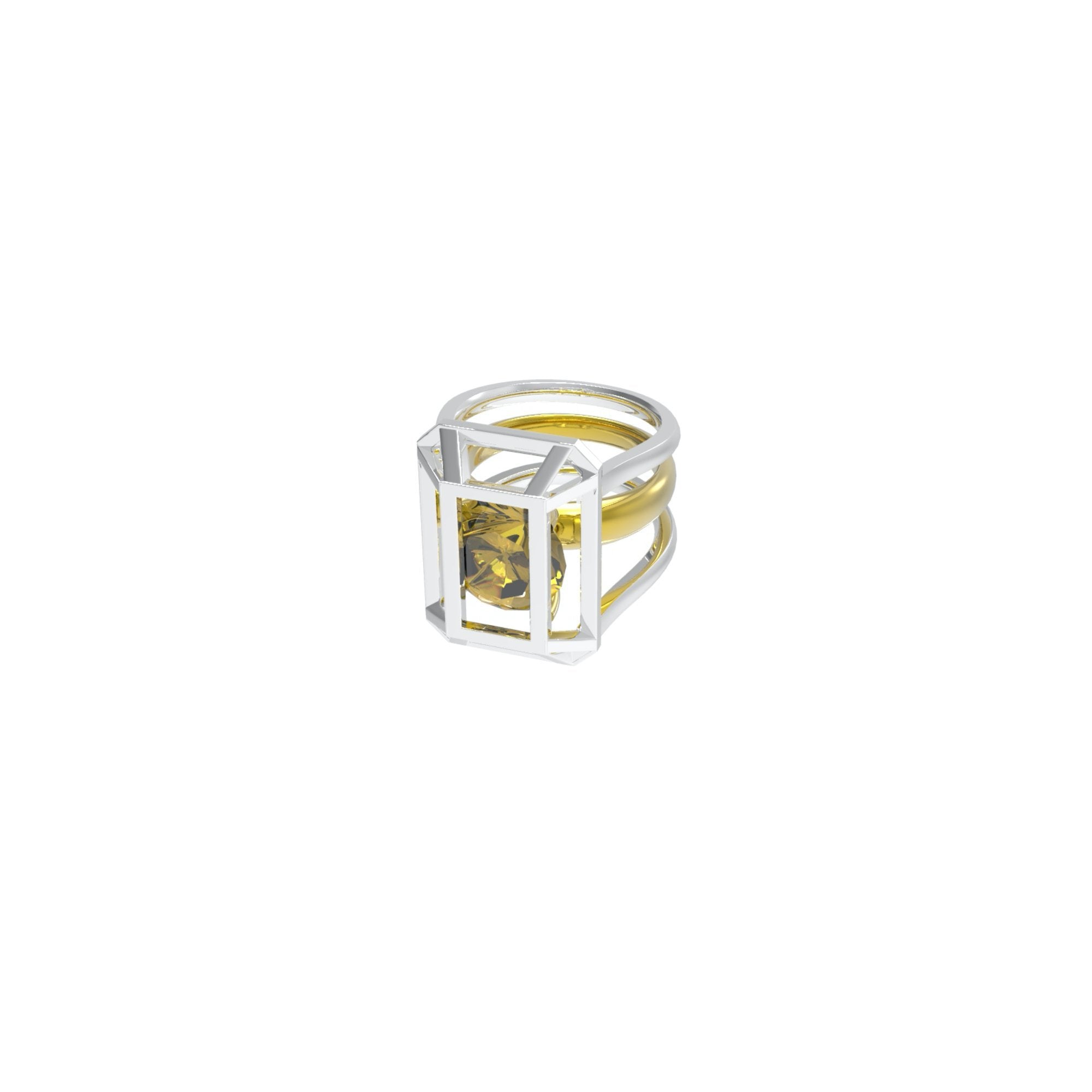 51 E JOHN Constraint Collection Ring Yellow | MADA IN CHINA