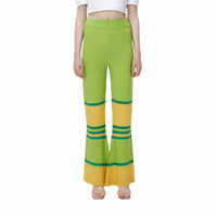 MEDIUM WELL Contrasting Colors Pants Green | MADA IN CHINA