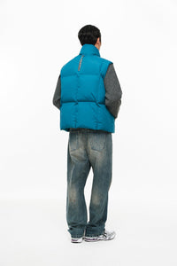 UNAWARES Copper Green Square Velcro Cotton Vest | MADA IN CHINA