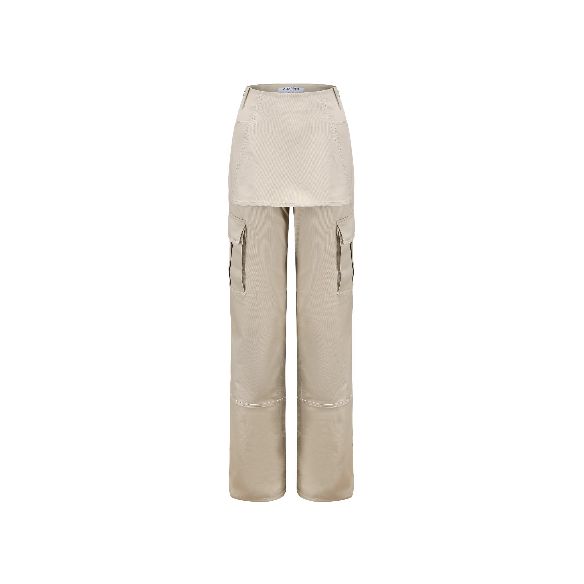 CPLUS SERIES Cplus Series Cream Cargo Skirt Pants & MADA IN CHINA