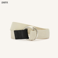 SMFK Cream Compass Workwear Vintage Belt | MADA IN CHINA