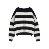 AIN'T SHY Crowe Mohair Crewneck Sweater | MADA IN CHINA