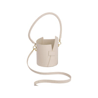 AROS Curved Handle Birkie Bag In White | MADA IN CHINA