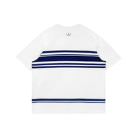 UNAWARES Customized Stripe Loose Fit T-shirt | MADA IN CHINA
