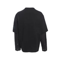 FENGCHEN WANG Deconstruction Double Collar 2 In 1 Sweater | MADA IN CHINA