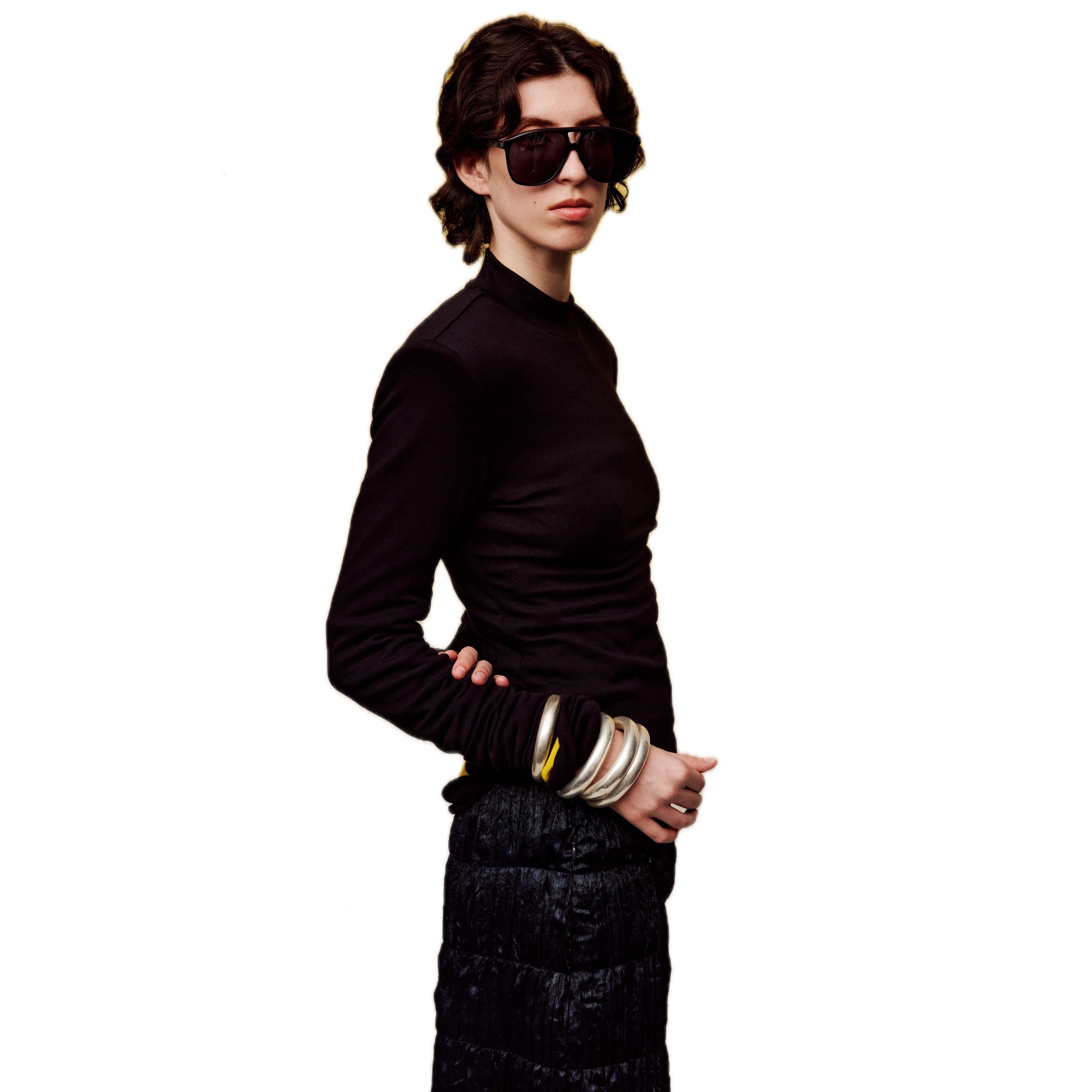 ilEWUOY DeRong Cigarette Pipe Long Sleeves in Black | MADA IN CHINA