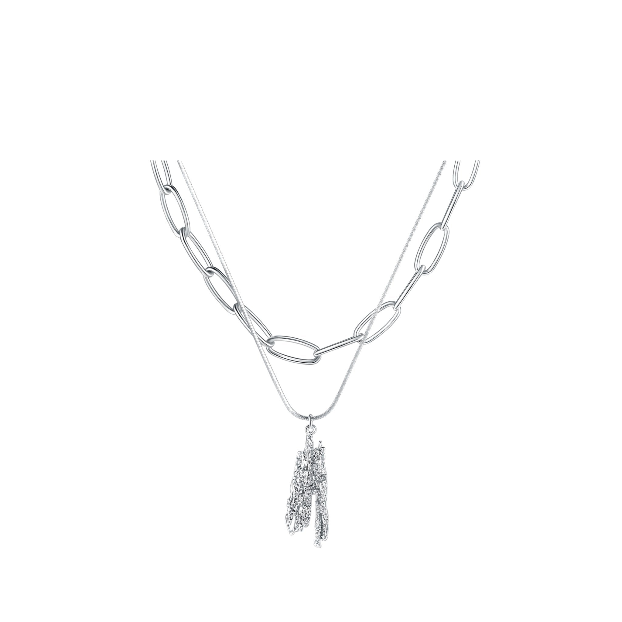 ABYB Dimly Discernible Necklace Sliver | MADA IN CHINA