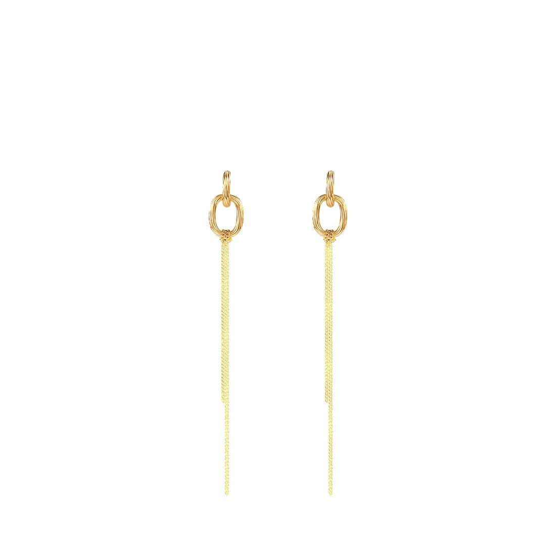 ABYB Drop The Beat Earring Gold | MADA IN CHINA