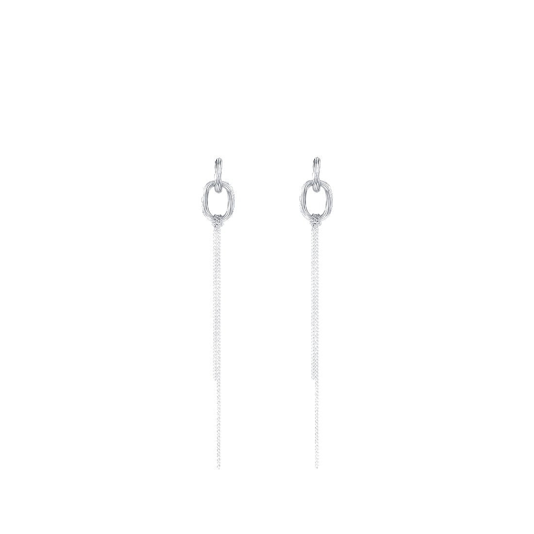ABYB Drop The Beat Earring Sliver | MADA IN CHINA