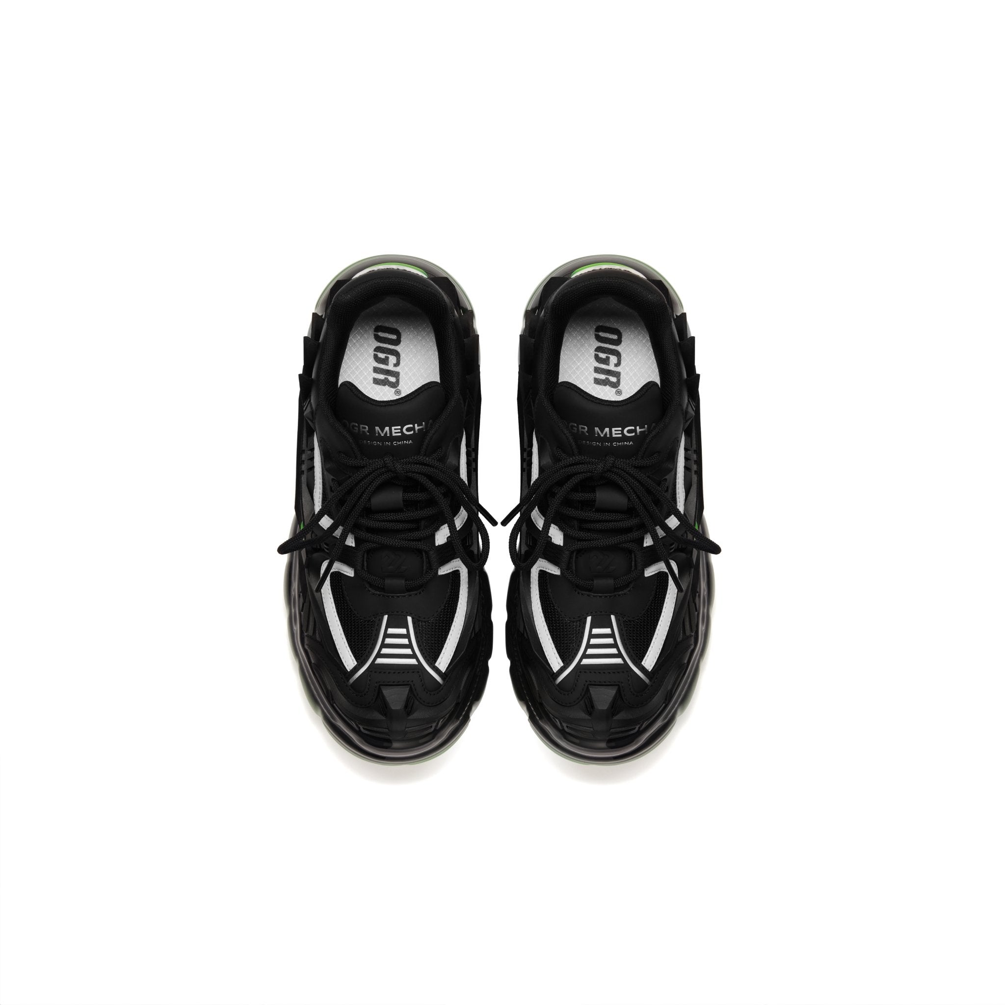 OGR Evolution 3D Mecha Shoes Black & MADA IN CHINA