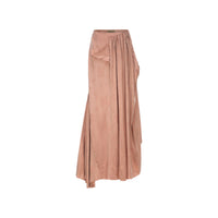 ELYWOOD Flesh Folded Pleated Mid-Length Skirt | MADA IN CHINA