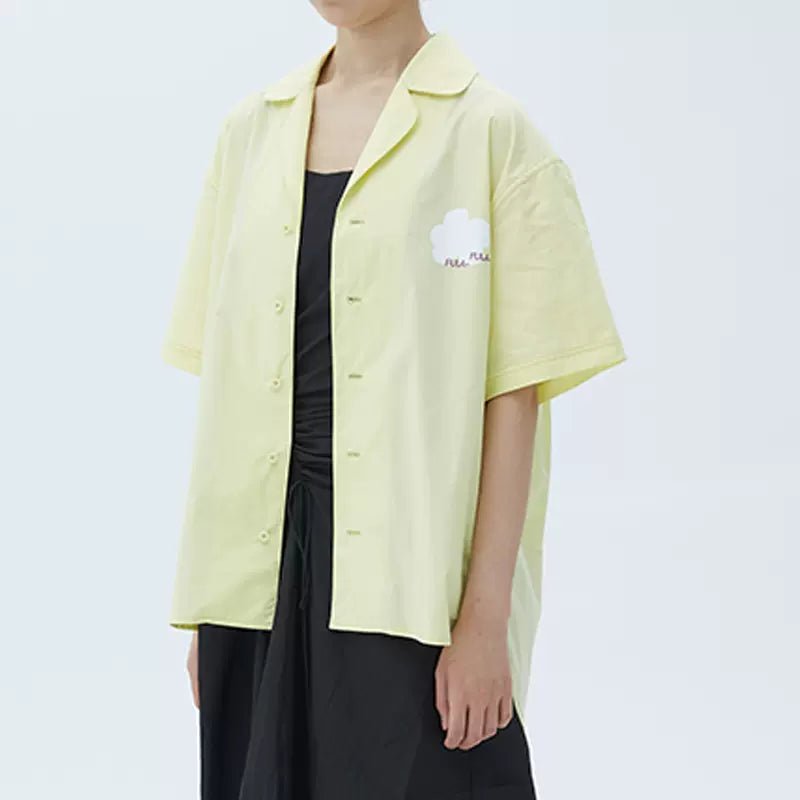 ROARINGWILD Flower Collar SS Shirt | MADA IN CHINA