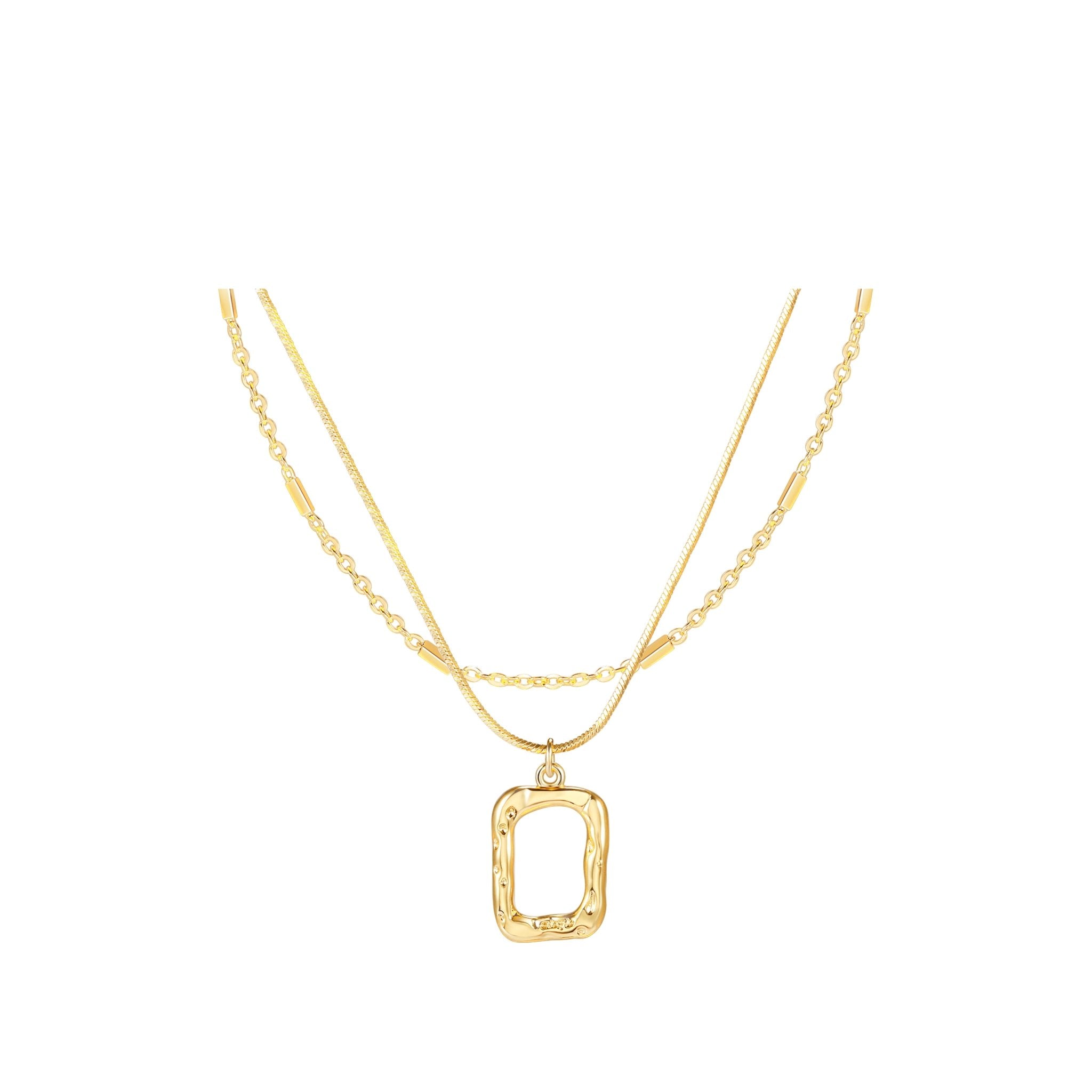 ABYB Frame of Art Necklace Gold | MADA IN CHINA