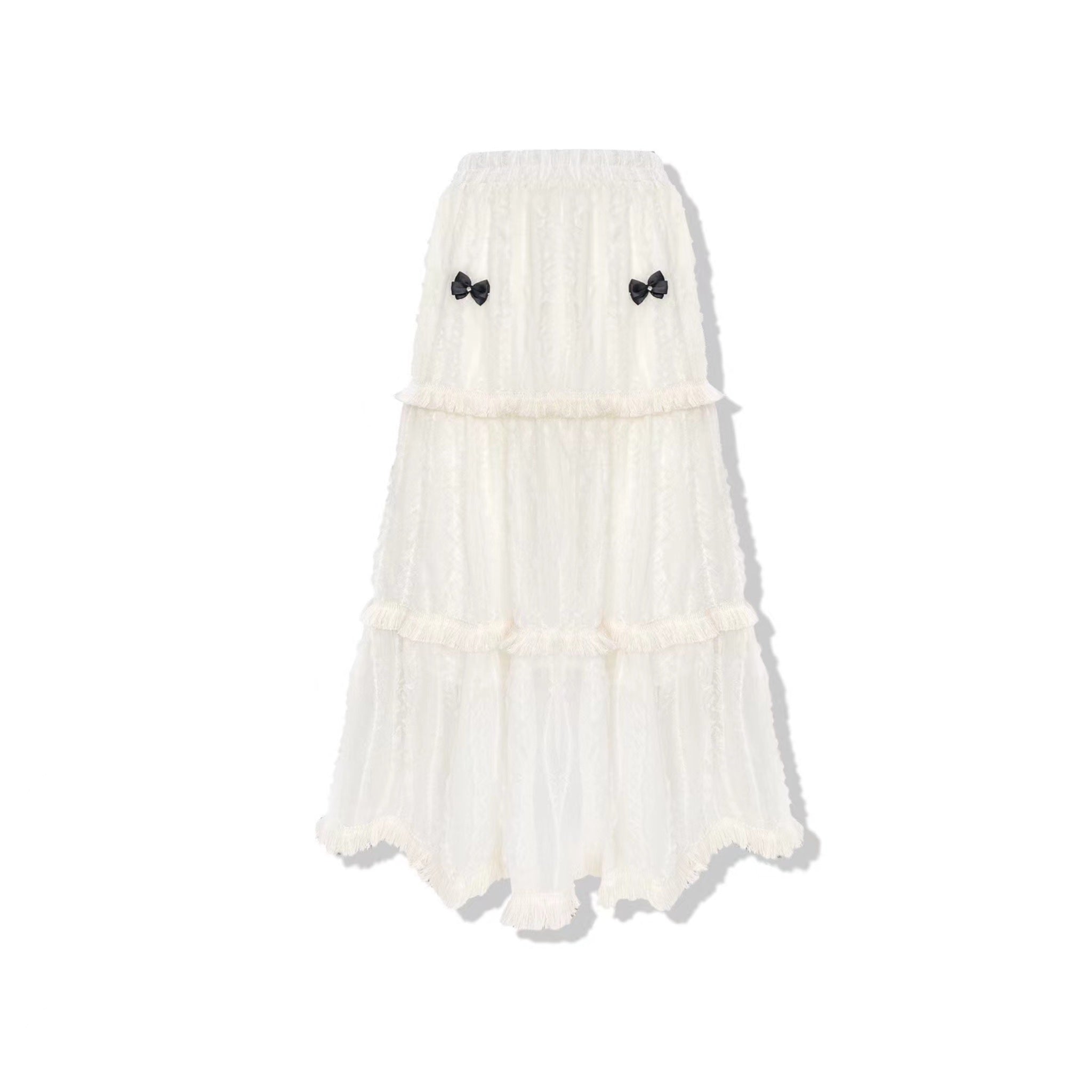 NOT FOR US Fringe Bow Skirt | MADA IN CHINA