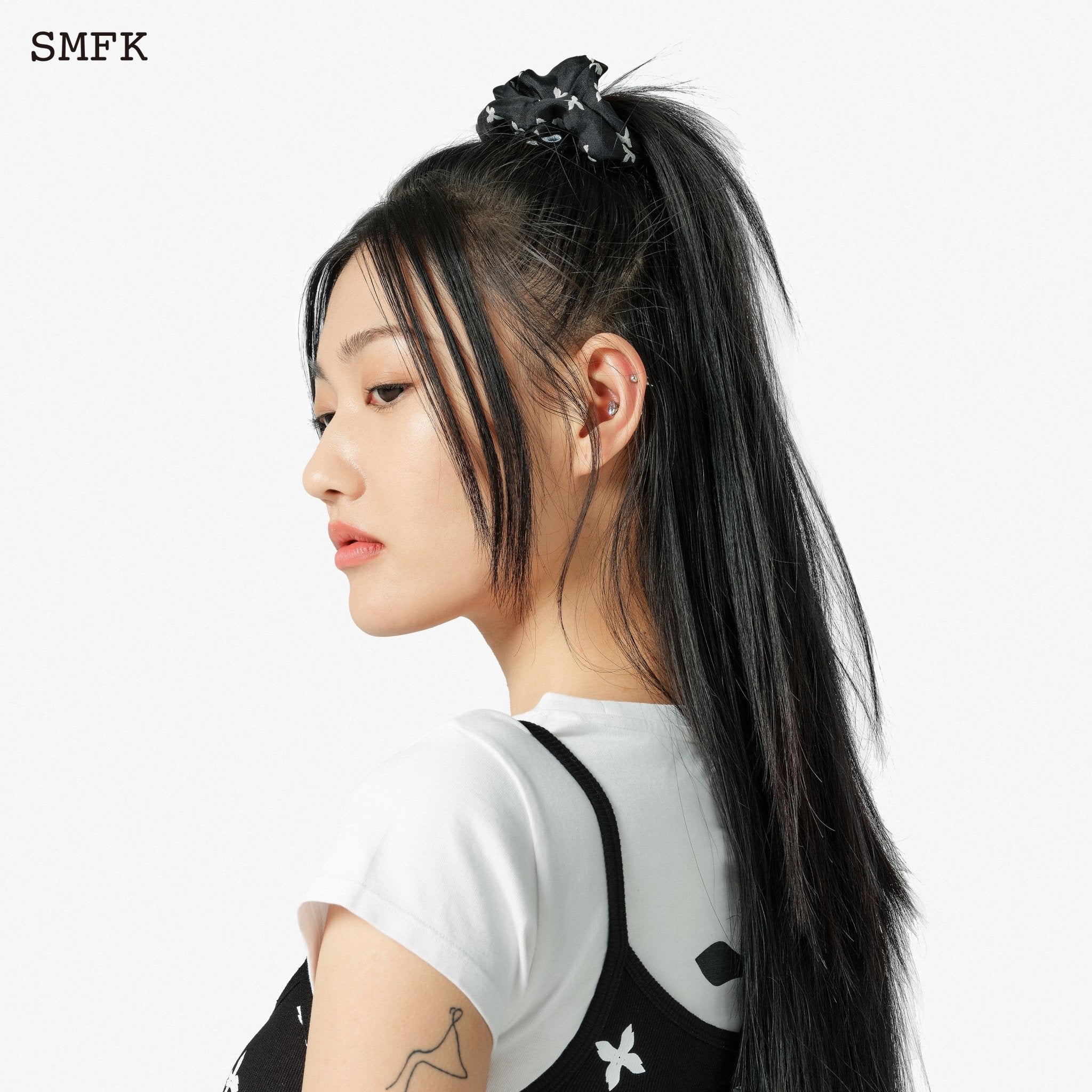 SMFK Garden Silk Hair Tie | MADA IN CHINA