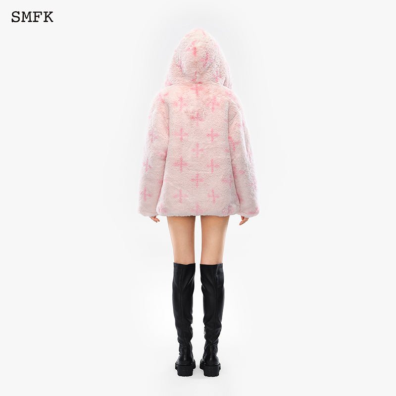 SMFK Garden Snowman Hoodie Pink | MADA IN CHINA
