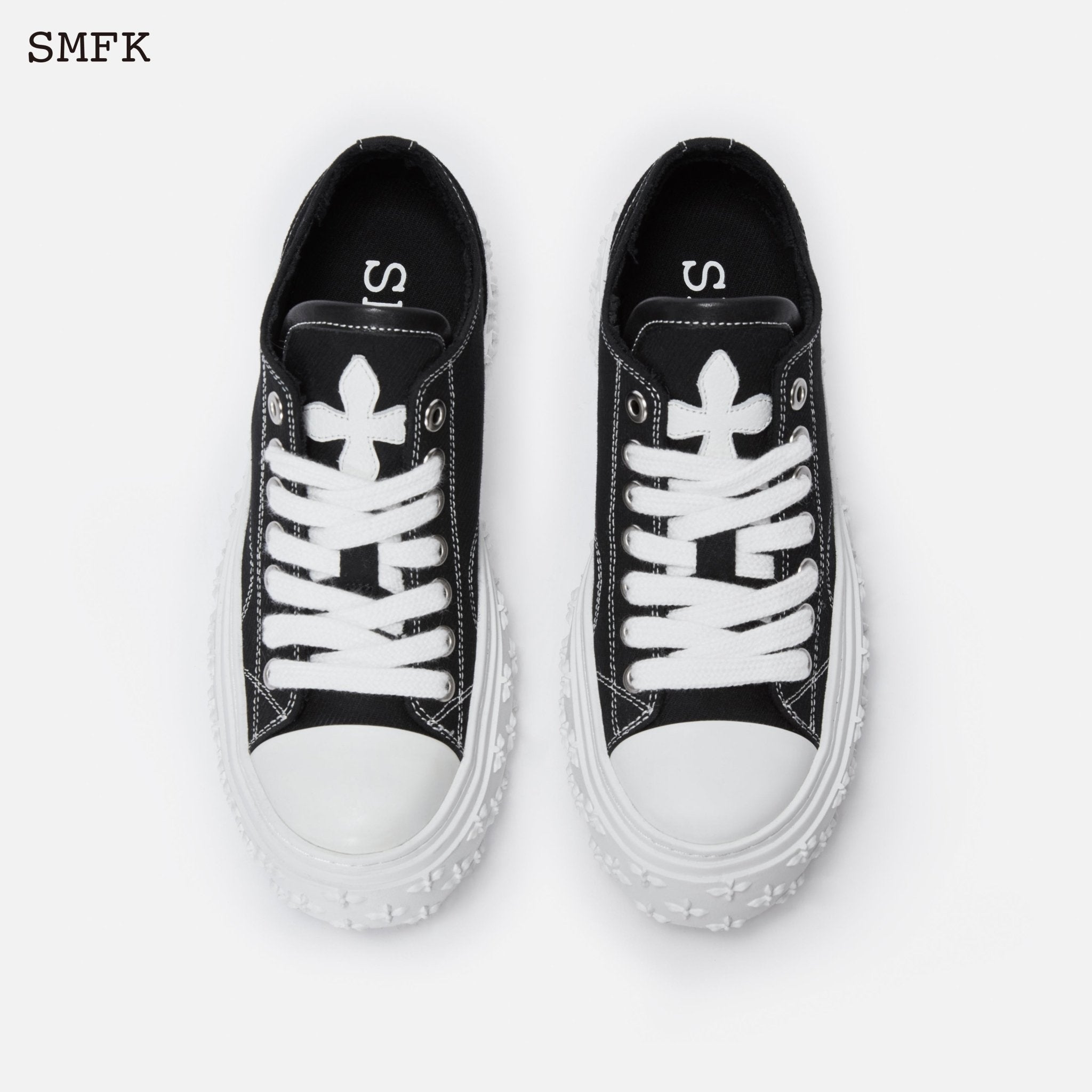 SMFK Garden Vintage Skate Shoes Black And White | MADA IN CHINA