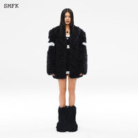 SMFK Gemini Flower Arm Fur Suit Black | MADA IN CHINA