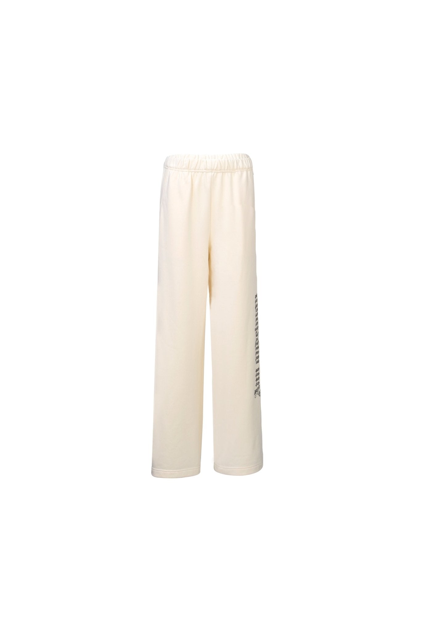ANN ANDELMAN Gothic Crystal Long Pants White | MADA IN CHINA