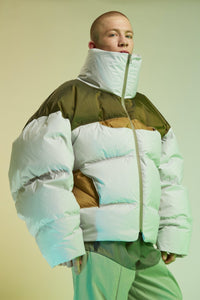 A.A. Spectrum Gray Musclo Down Jacket | MADA IN CHINA