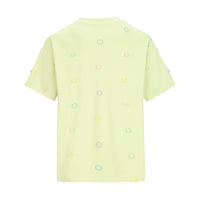 NOSENSE Green Brand Embroidery Color Circle Tee | MADA IN CHINA