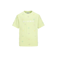 NOSENSE Green Brand Embroidery Color Circle Tee | MADA IN CHINA