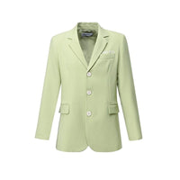 ANDREA MARTIN Green Logo Blazer Jacket | MADA IN CHINA