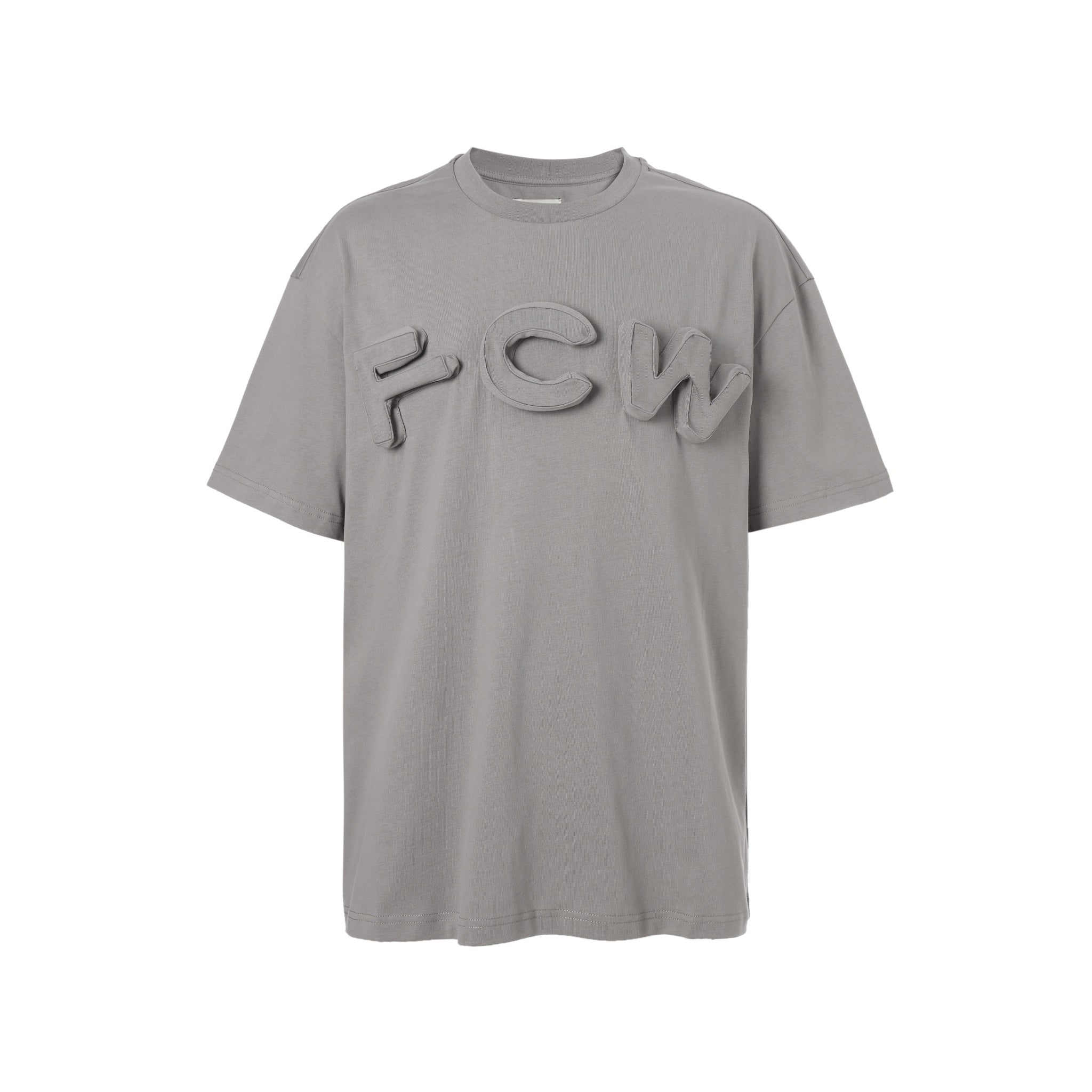 FENGCHEN WANG Grey 3D Logo T-shirt | MADA IN CHINA
