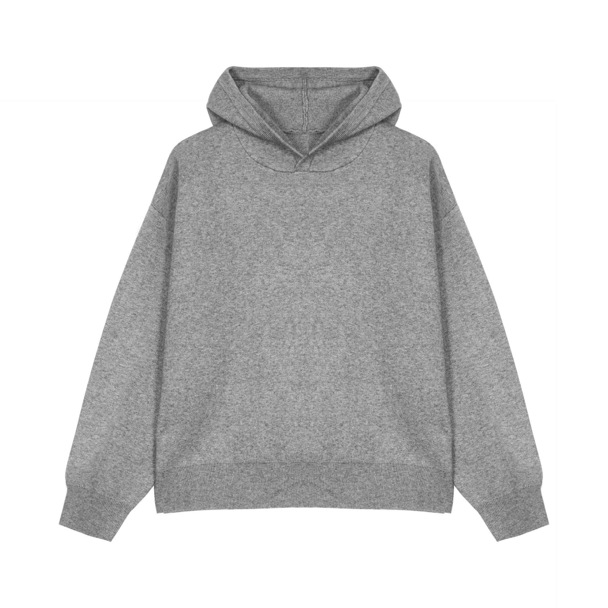 UNAWARES Grey Customized Oversize Hooded Sweatshirt Logo Sweater | MADA IN CHINA