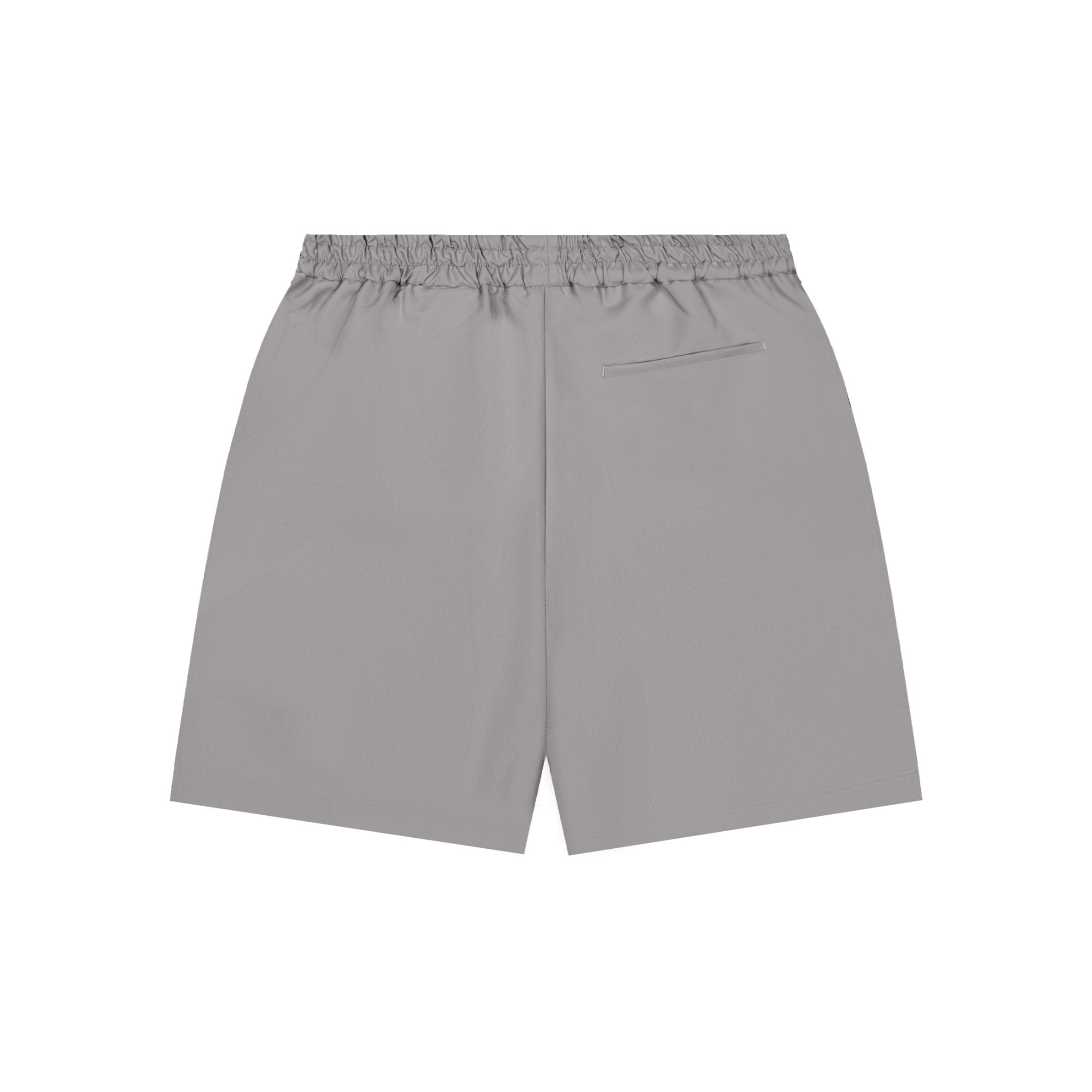 UNAWARES Grey Jacquard Elastic Waist Loose Shorts | MADA IN CHINA