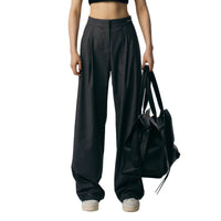 ANN ANDELMAN Grey Suit Trousers | MADA IN CHINA
