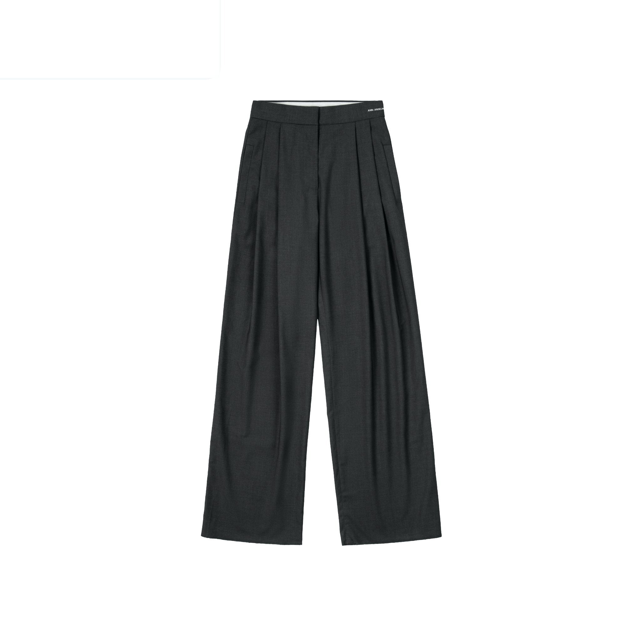 ANN ANDELMAN Grey Suit Trousers | MADA IN CHINA