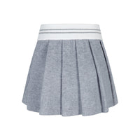 HERLIAN Grey Tennis Pleated Skirt | MADA IN CHINA