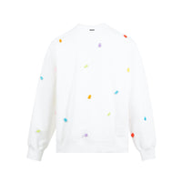 13 DE MARZO Gummy Bears Cover Sweater White | MADA IN CHINA