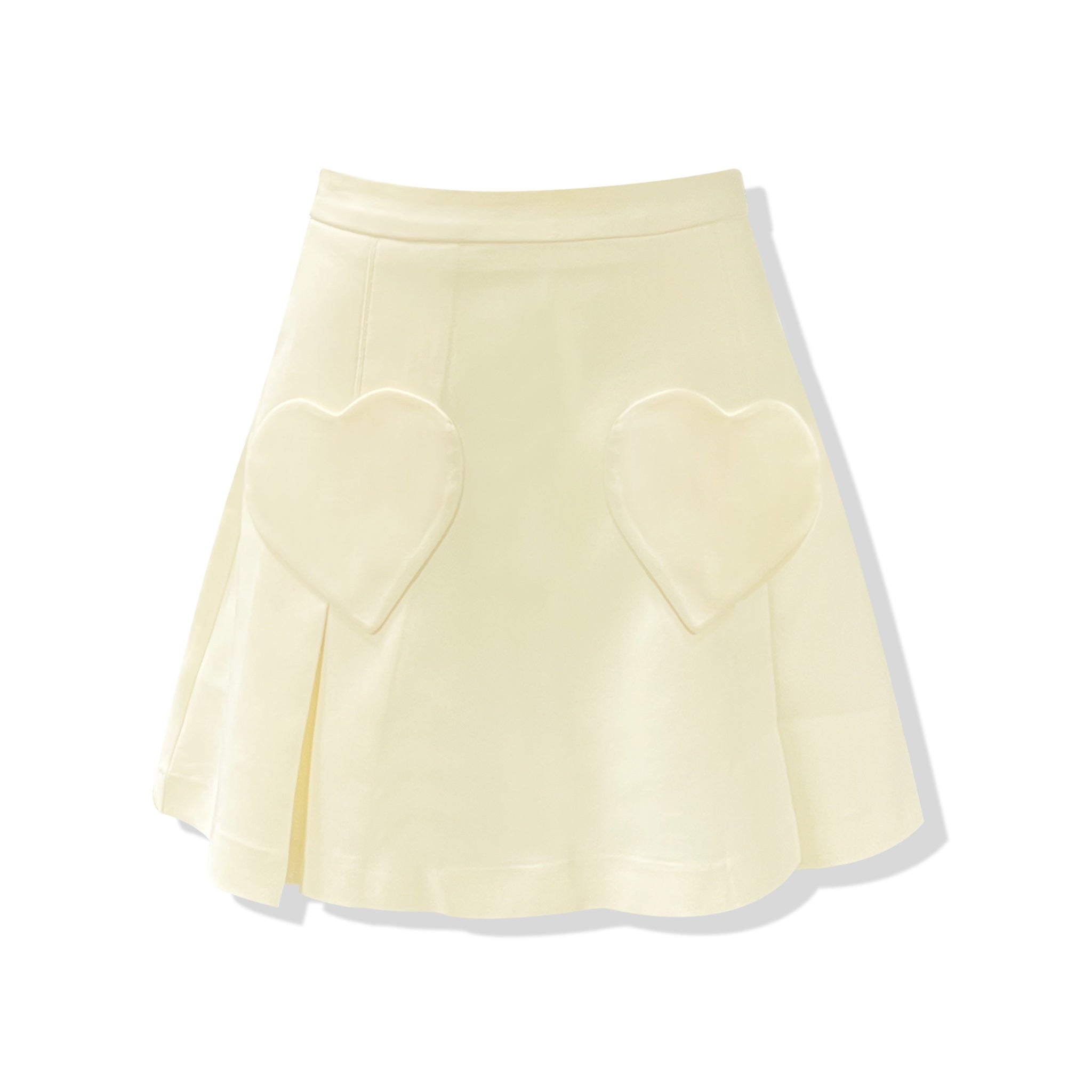 NOT FOR US Heart High Waist A-Line Pleated Skirt | MADA IN CHINA