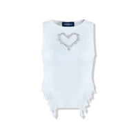 NOT FOR US Heart Tassel Vest | MADA IN CHINA