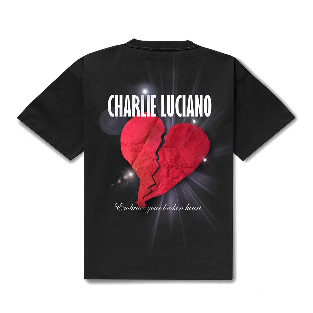 CHARLIE LUCIANO Heartbreak Print T-Shirt | MADA IN CHINA