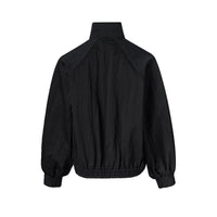 Ther. High-Neck Pleated Short Jacket | MADA IN CHINA