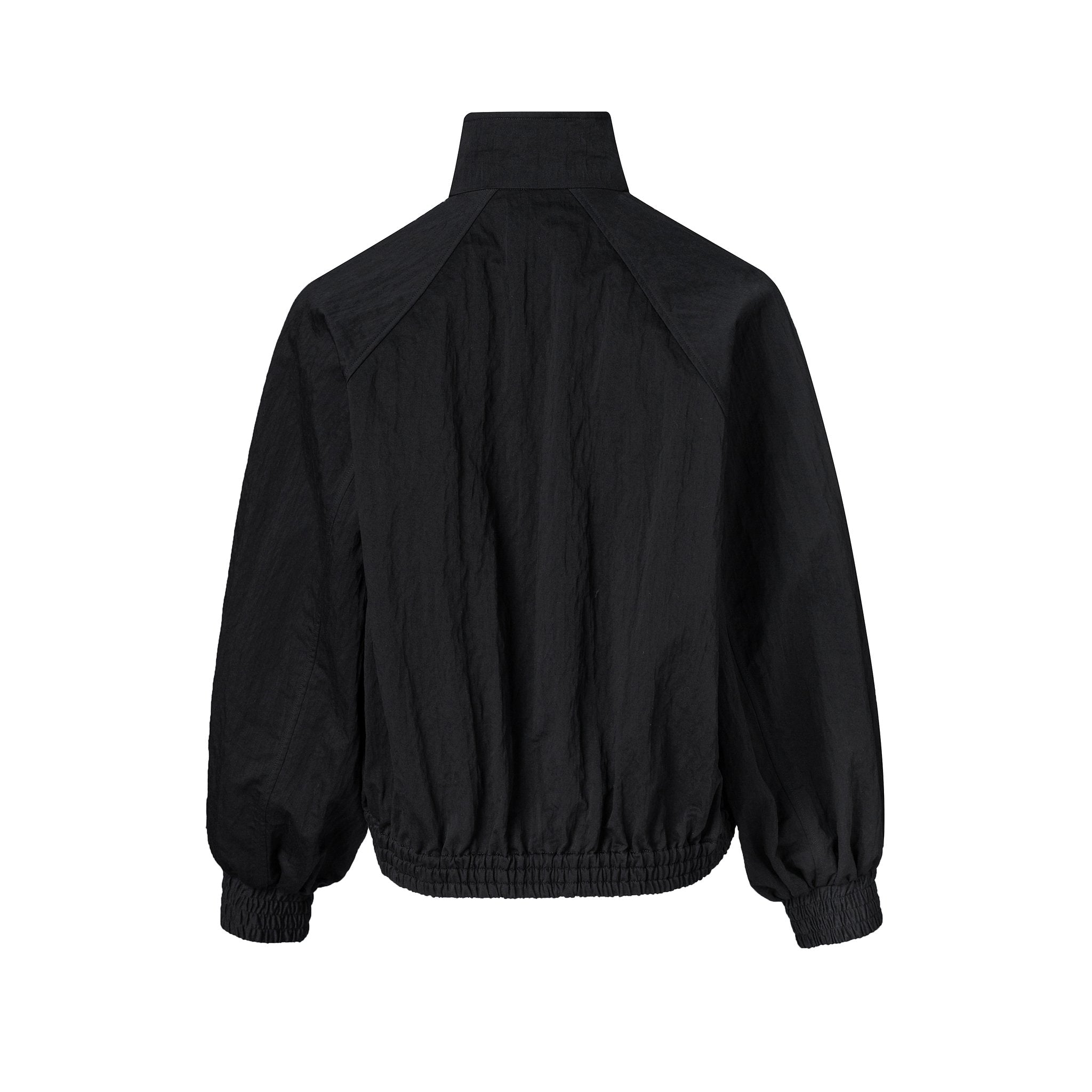 Ther. High-Neck Pleated Short Jacket | MADA IN CHINA